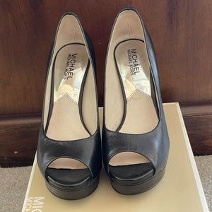 Michael Kors Josie peep toe pumps